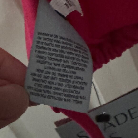 Shade and Shore Red Two Piece Bikini Swimsuit Set Size L Large 12-14 New - Picture 15 of 16